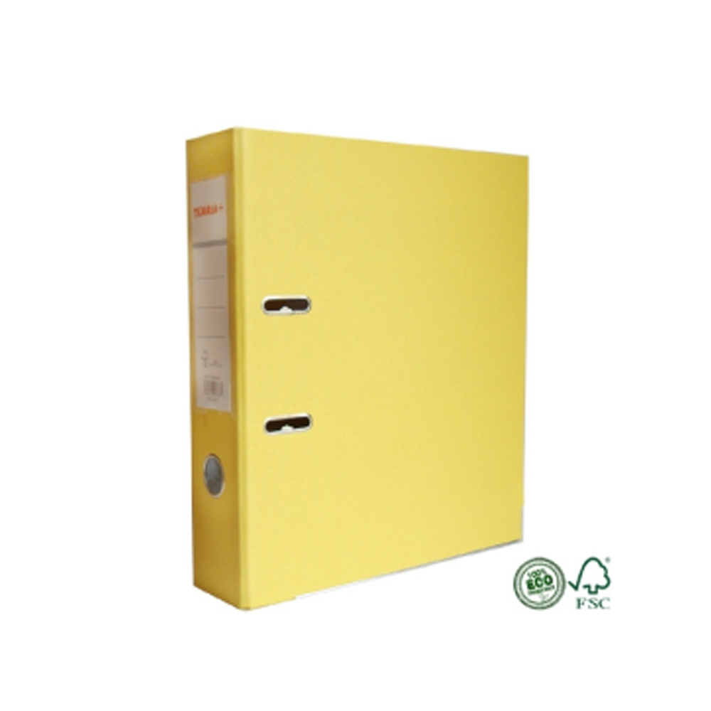 BIBLIORATO PLASTIFICADO A4 AMARILLO 