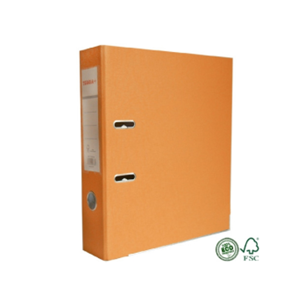 BIBLIORATO PLASTIFICADO A4 NARANJA 