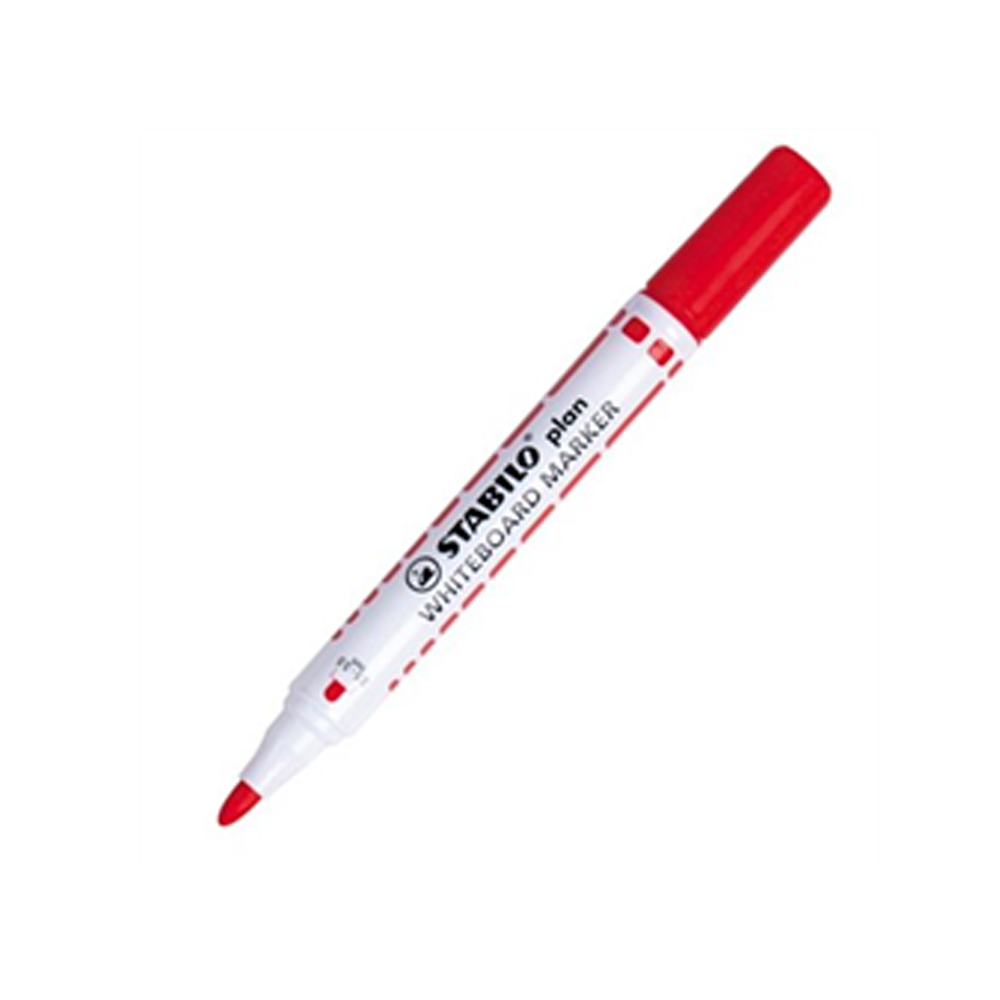 MARCADOR STABILO PIZARRA ROJO