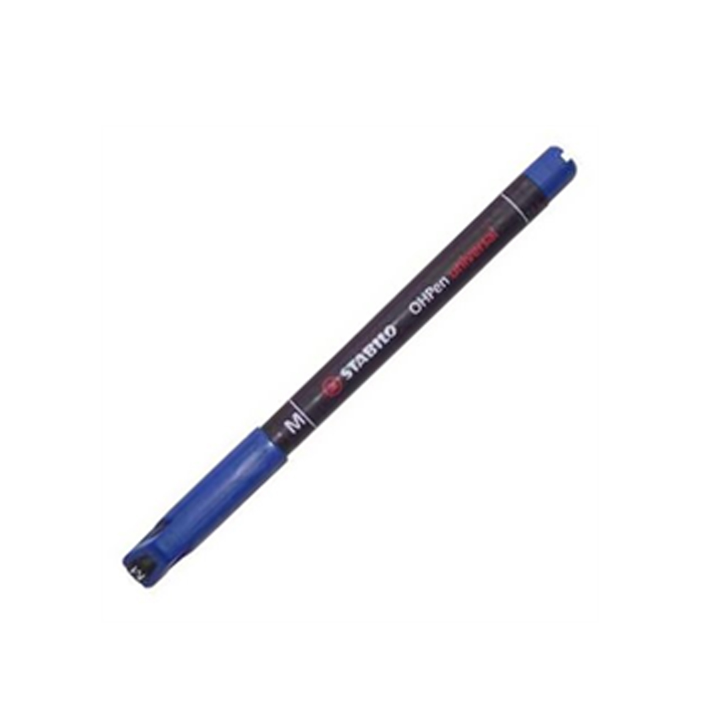MARCADOR STABILO OHP 843 AZUL M