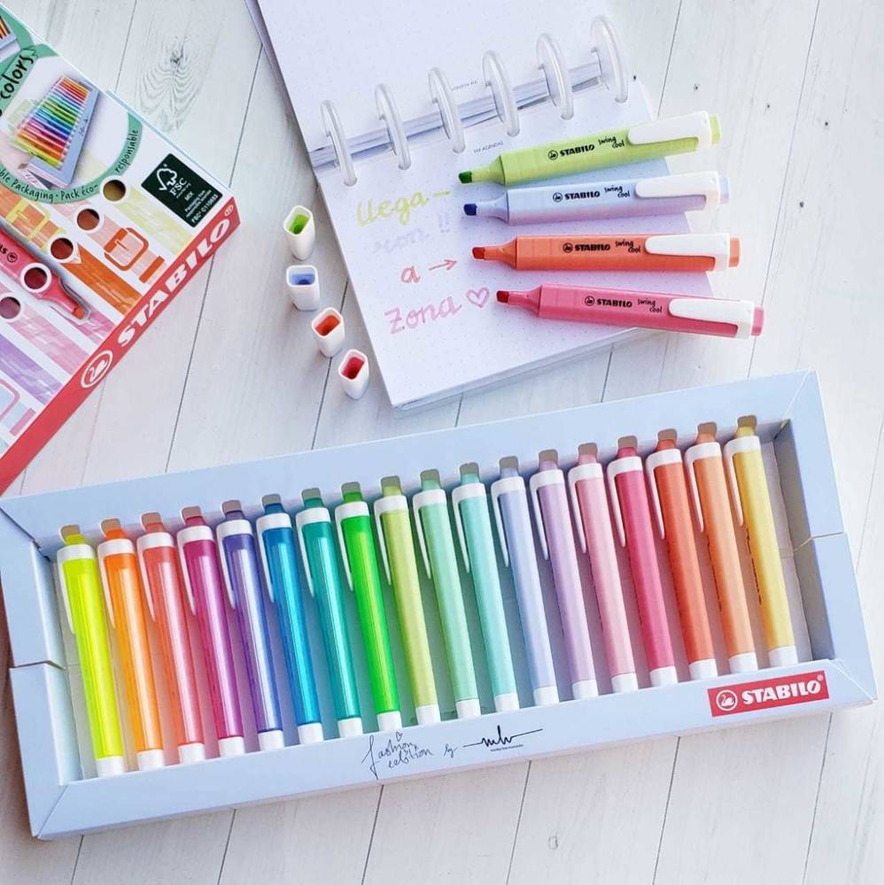 DESTACADOR STABILO SWING COOL DESK SET 