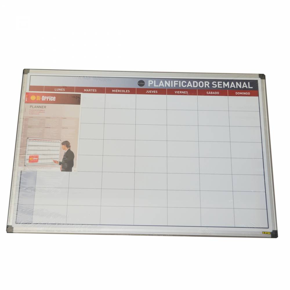 PLANIFICADOR SEMANAL MAGNETICO CON MARCO DE ALUMINIO