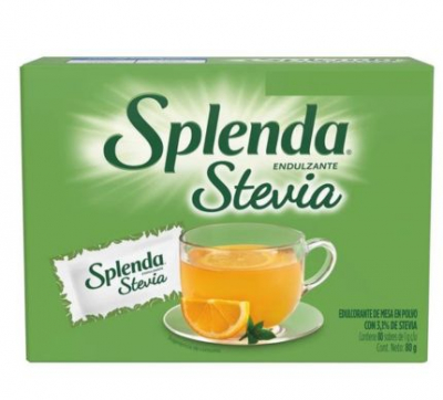 SPLENDA STEVIA POLVO X 100 SOBRES 