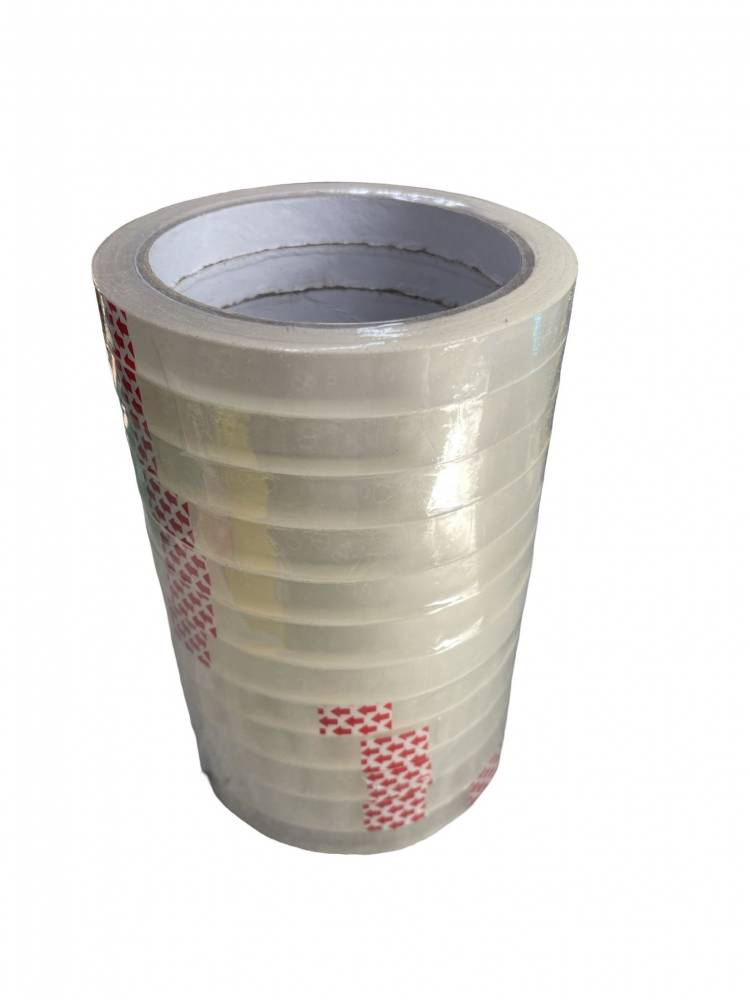CINTA ADHESIVA TRANSPARENTE  12 MM X 60 M 