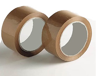 CINTA ADHESIVA 48 MM X 100 Y  MARRON PACK X 6 U 