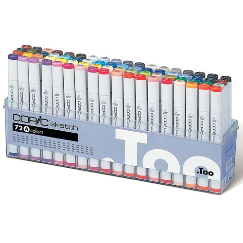 MARCADORES COPIC SKETCH SET X72 A
