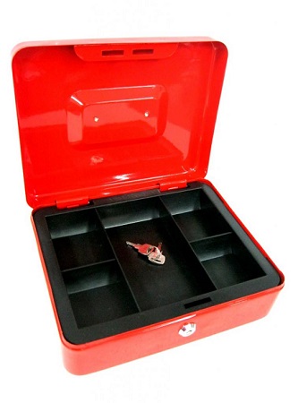 CASH BOX - CAJA DE SEGURIDAD 17 X 25 CM 