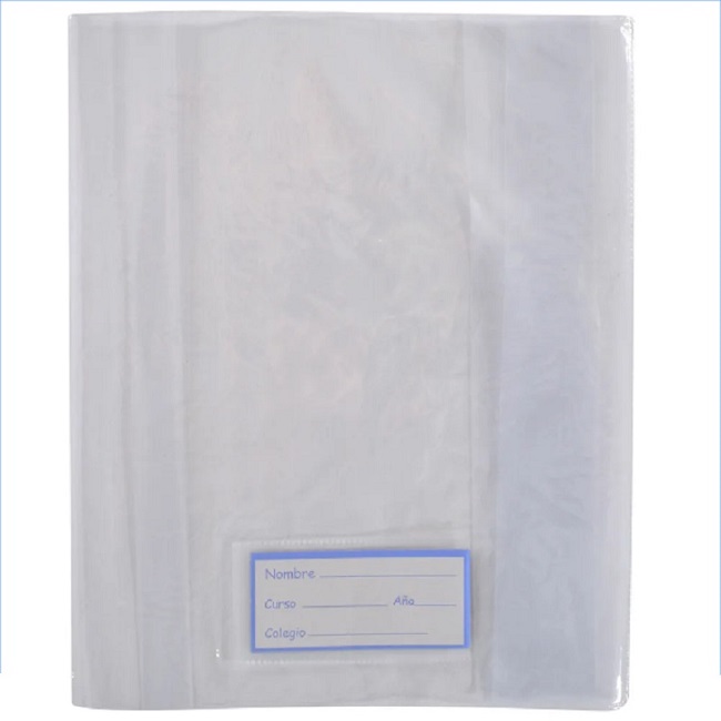 FORRO TRANSPARENTE PARA CUADERNOLA A4