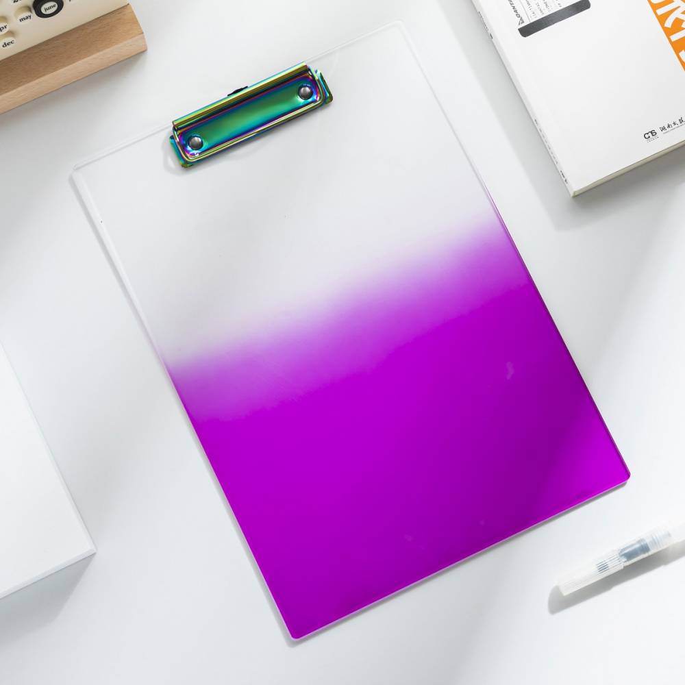 TABLA ACRILICA CON APRIETA PAPEL 