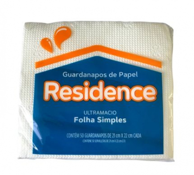 SERVILLETA RESIDENCE 21 X 22 CM X 50 U 