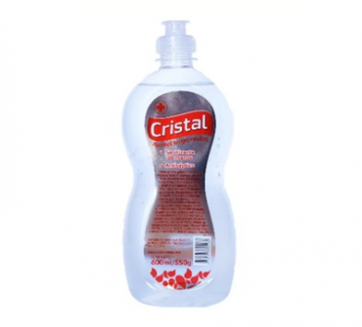 ALCOHOL EN GEL CRISTAL 600 ML SANITIZANTE DE MANOS 