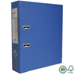 BIBLIORATO OFICIO PLASTIFICADO AZUL