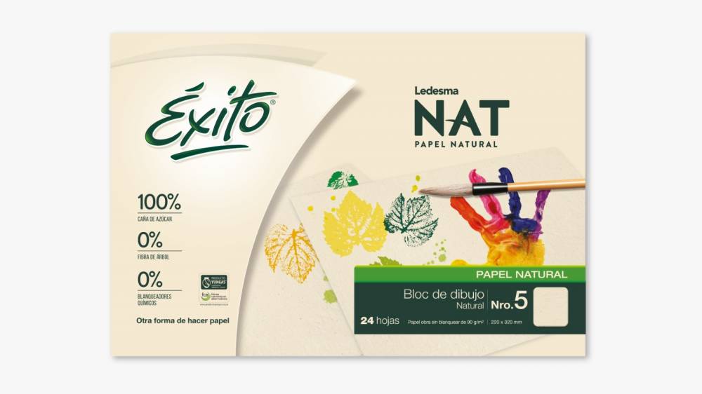 BLOCK DE DIBUJO EXITO NAT 24 HOJAS 90 GRS 