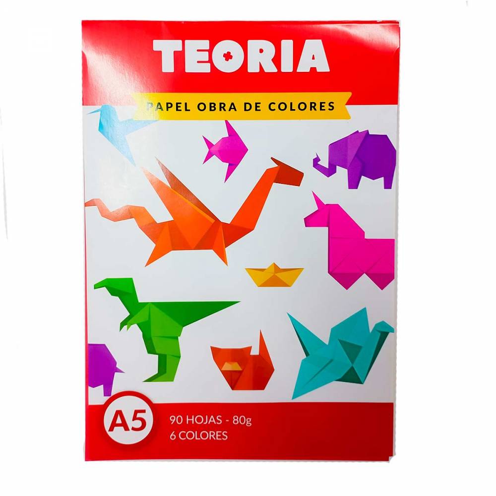 BLOCK PAPEL OBRA COLOR TEORIA+ A5 80GRS.