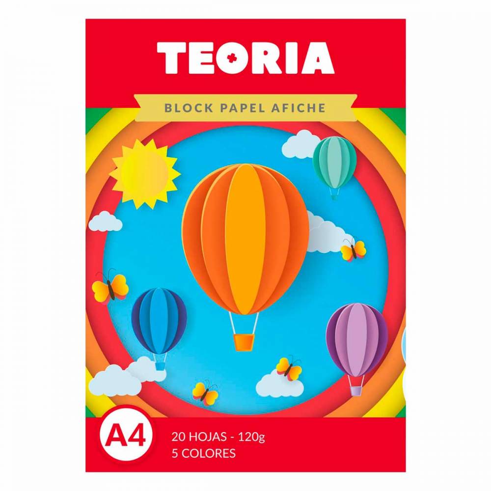 BLOCK DE PAPEL AFICHE TEORIA + 20 H 