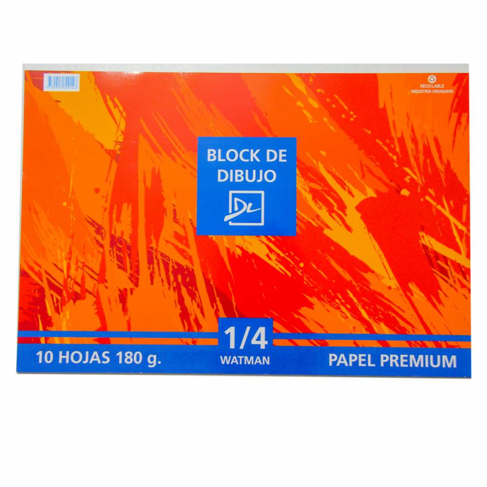 BLOCK DE DIBUJO 1/4 W PREMIUM 