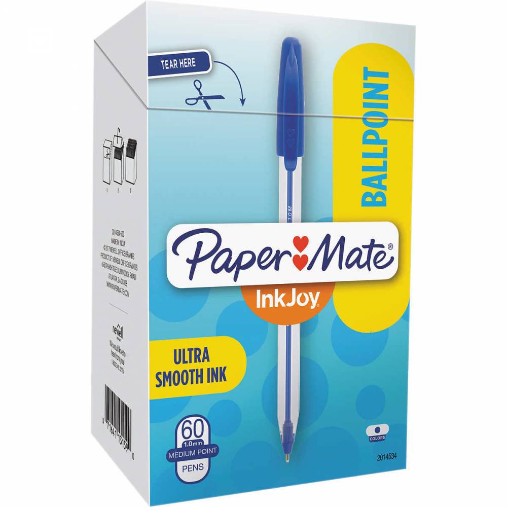 CAJA DE BOLIGRAFOS PAPER MATE X 50 U AZUL 