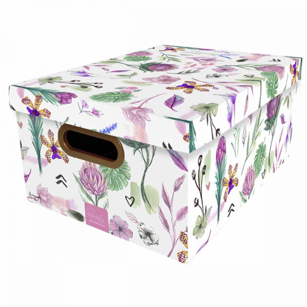 CAJA ORGANIZADORA DELLO 38 X 29 X 18.5 CM BOTANICA 