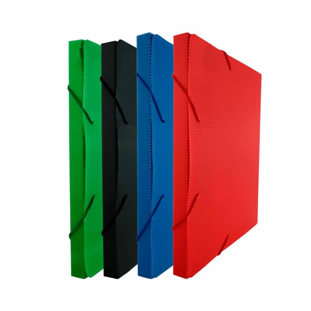 CARPETA ESCOLAR MINI 20 MM PLASTICA COARRUGADA 