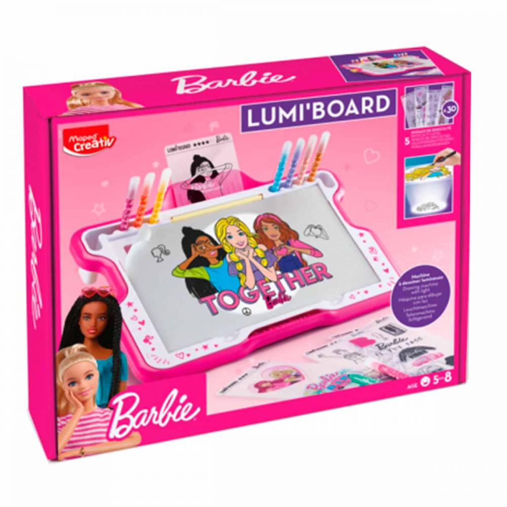 MAQUINA DE DIBUJO BARBIE MAPED CREATIV 