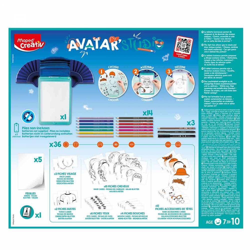 TABLERO AVATAR DE STUDIO DE DIBUJO MAPED CREATIV 