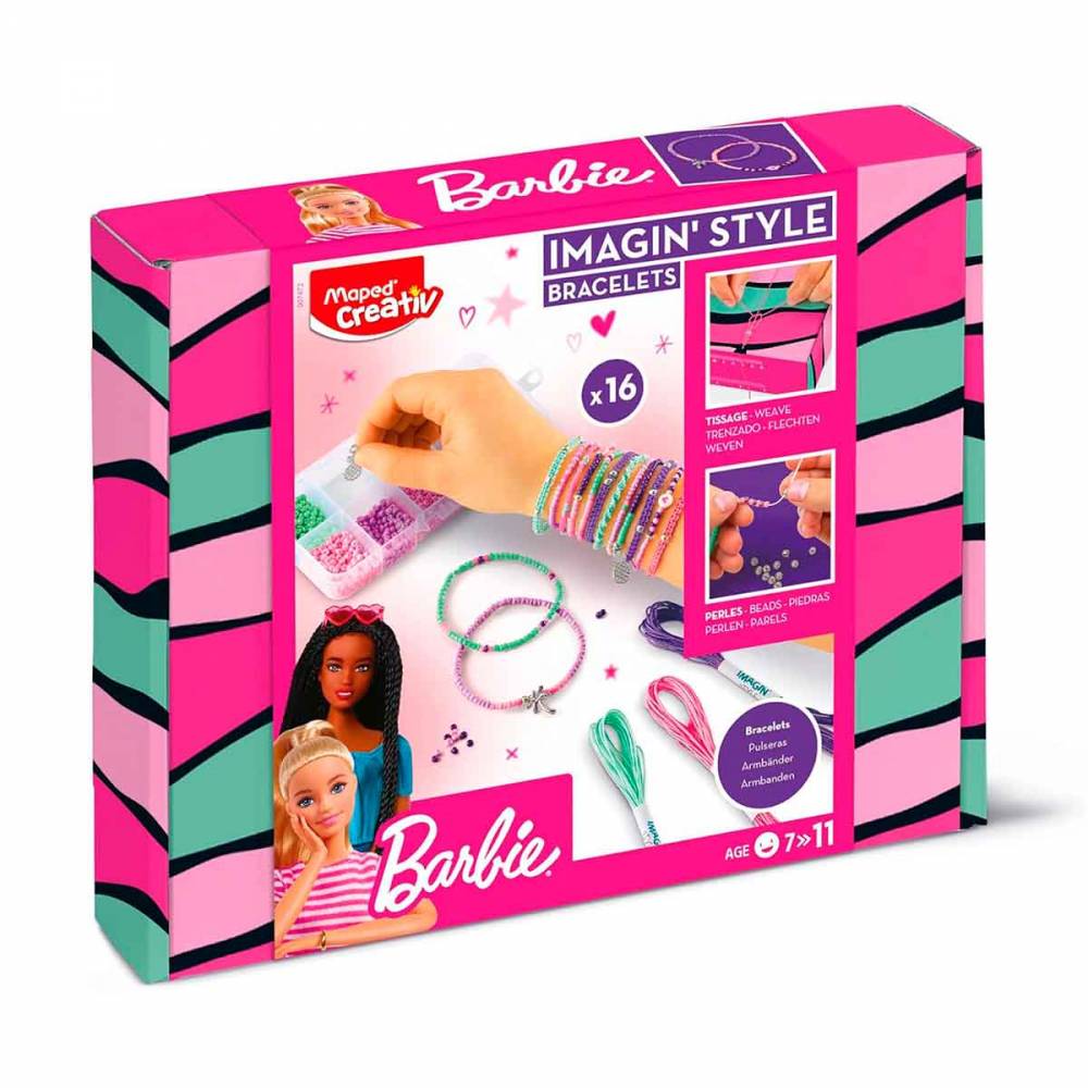 PULSERA BARBIE MAPED CREATIV 