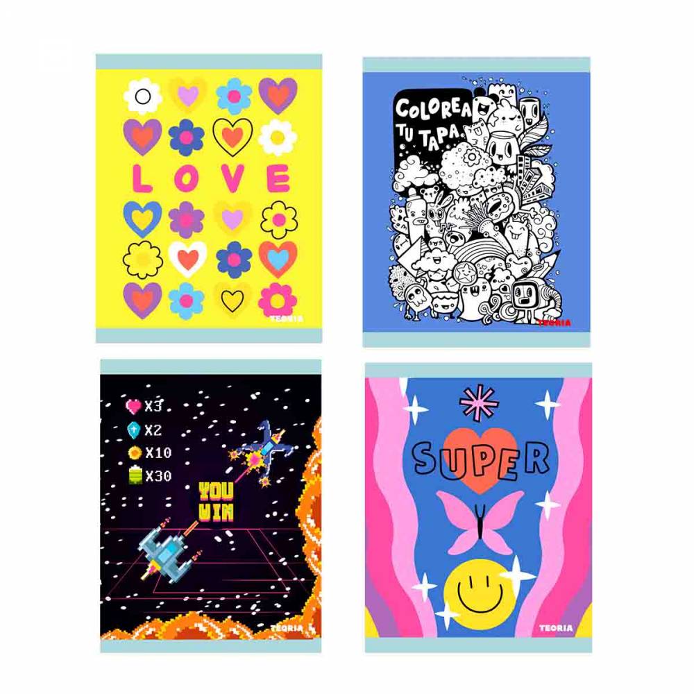  CUADERNO RAYADO 96 HOJAS MAPED/TEORIA+