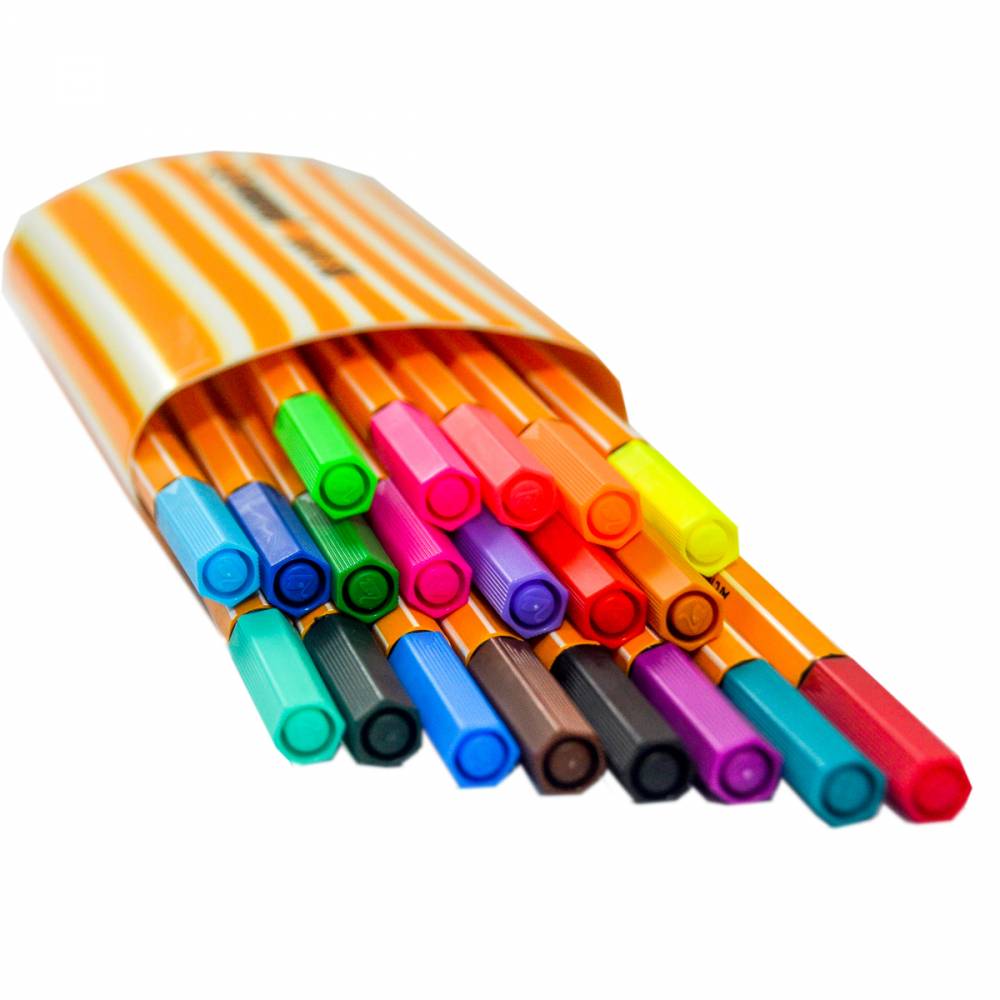 MARCADOR STABILO POINT 88 BOX 15+5 FLUO     