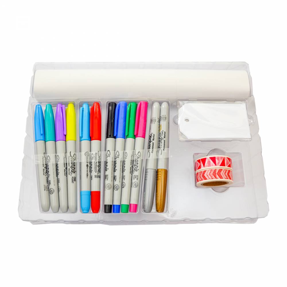 KIT DECORACION SET DE MARCADORES PERMANENTES SHARPIE  X 18 PC    