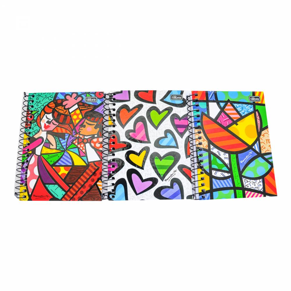 LIBRETA TILIBRA ROMERO BRITTO RAYADA TAPA DURA   