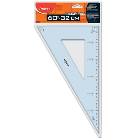 ESCUADRA MAPED ACRILICO 32 CM 60 GRADOS 