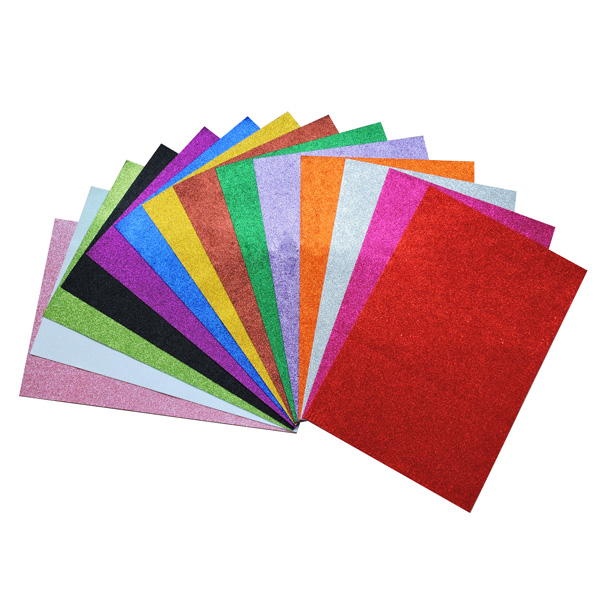 GOMA EVA CON BRILLANTINA DE 40 X 60 CM 