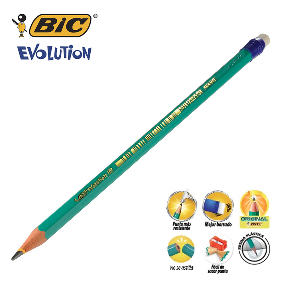 LAPIZ EVOLUTION CON GOMA HB            