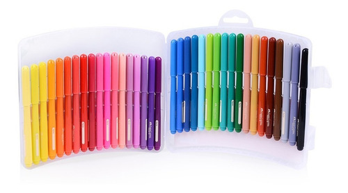 MARCADORES FABER CASTELL X 36 CAJA PL�STICA 