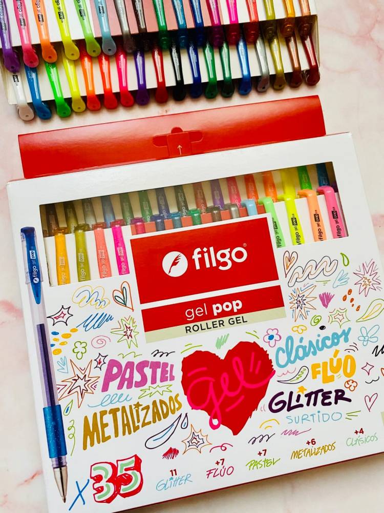 BOLIGRAFO ROLLER GEL POP FILGO  X 35 U           
