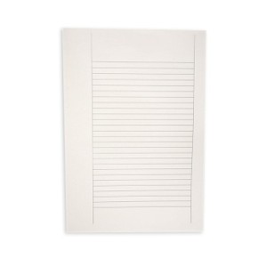 PAPEL FLORETE RAYADO  OFICIO X 4 LIBRILLOS 225 X 330 MM