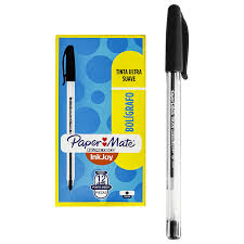 BOLIGRAFO PAPER MATE KILOMETRICO INKJOY NEGRO X 50