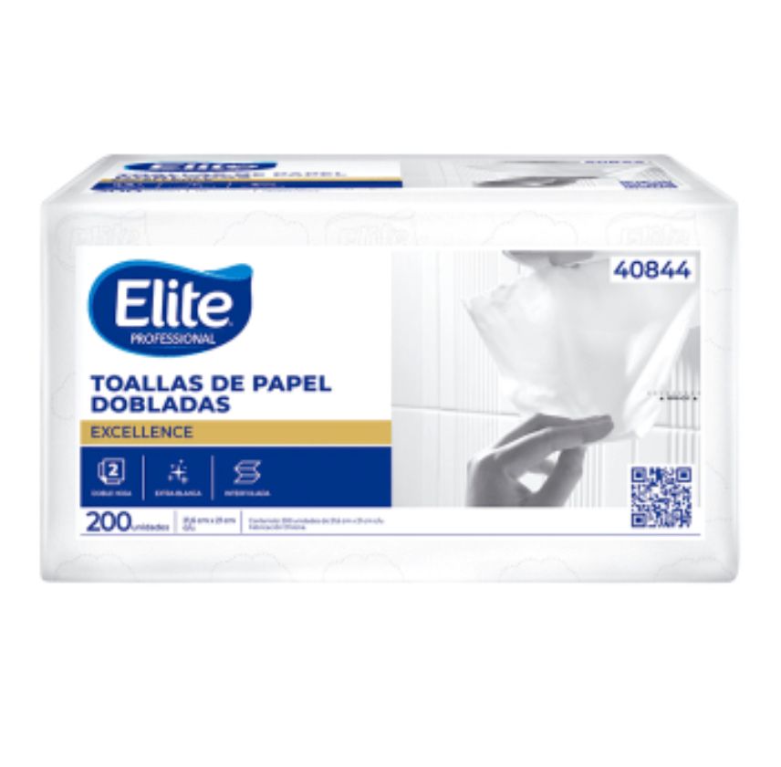 TOALLA DE PAPEL INTERCALADA ELITE PROFESSIONAL HOJA SIMPLE 