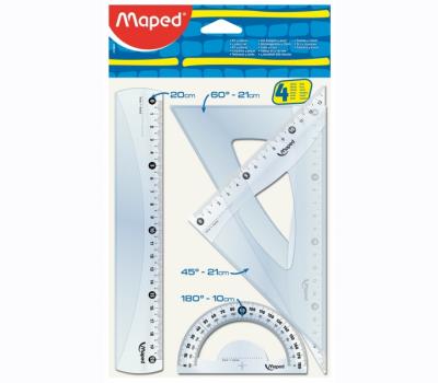  JUEGO DE GEOMETR�A MAPED 20 CM