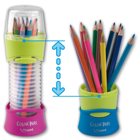 L�PICES MAPED COLOR' PEPS X 12 FLEX BOX