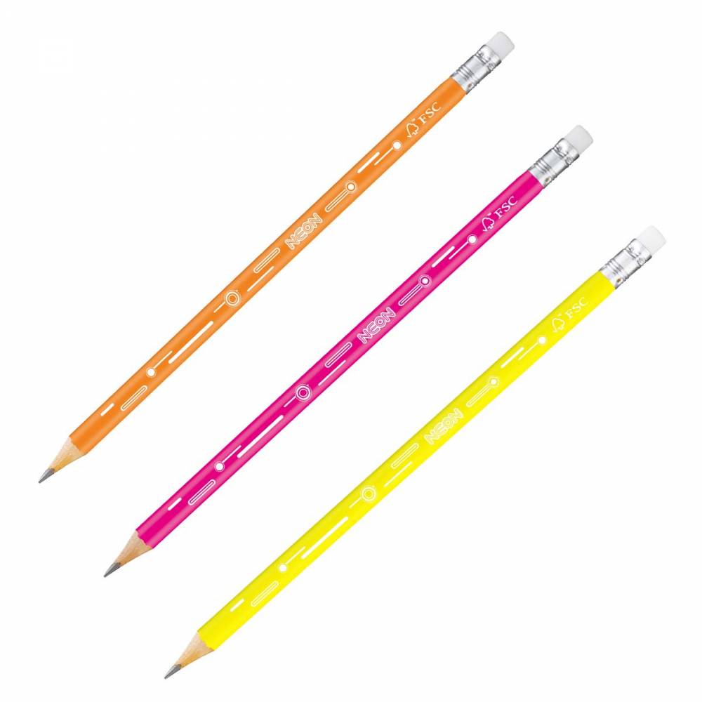LAPIZ MAPED HB CON GOMA NEON 