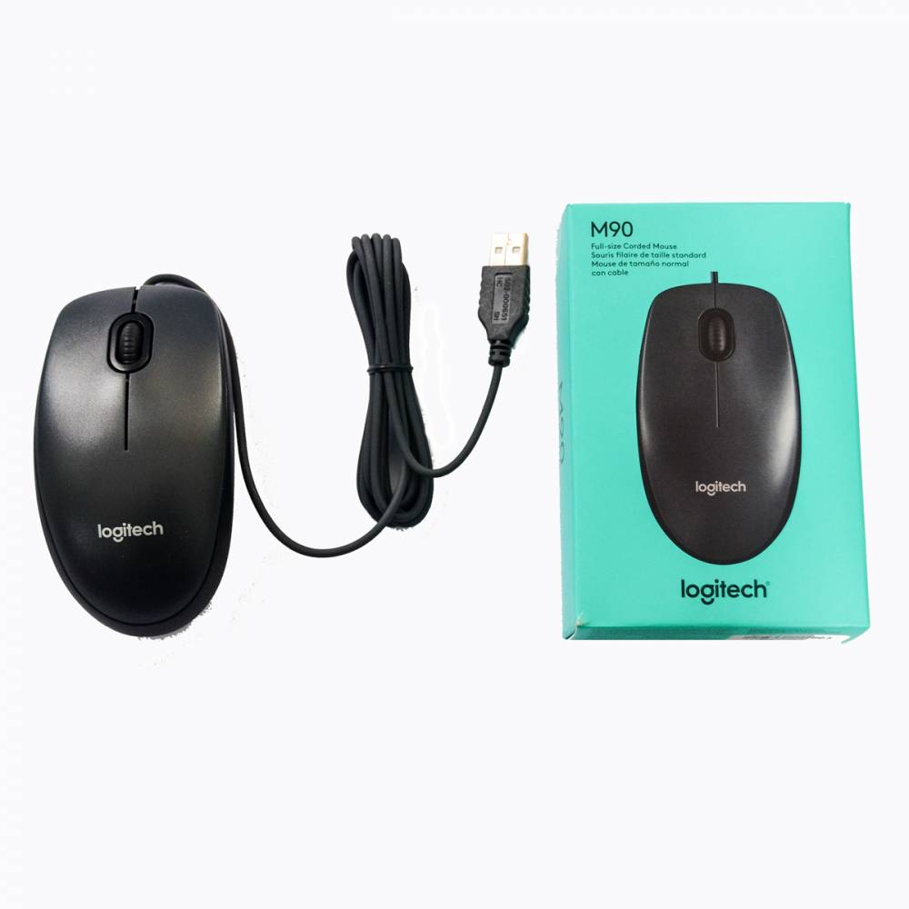 MOUSE LOGITECH M 90 OPTICO CON CABLE 