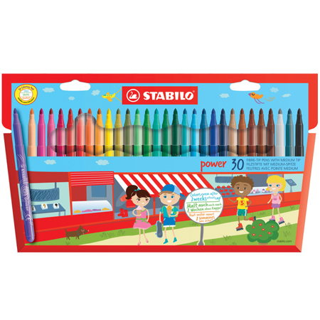 MARCADORES DE COLOR STABILO POWER GRUESO X30