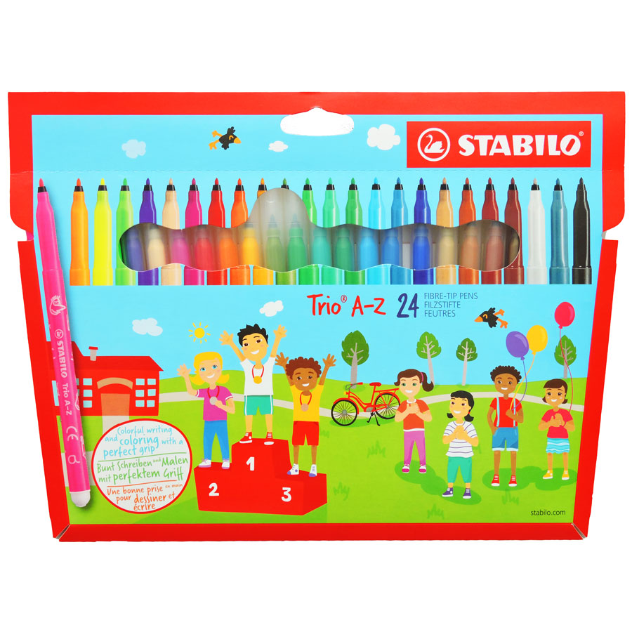 MARCADORES DE COLOR STABILO TRIO FINO X24