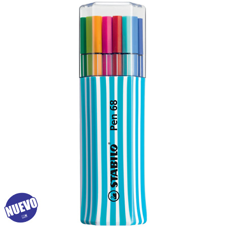 MARCADORES STABILO PEN 68 BOX 15 COLORES