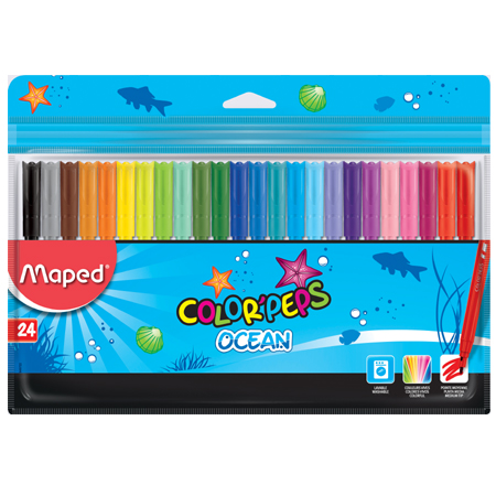 MARCADORES MAPED OCEAN X 24 U 