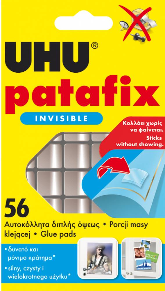 UHU PATAFIX PASTILLA TRANSPARENTE - PEGAMENTOS UHU CREATIVOS