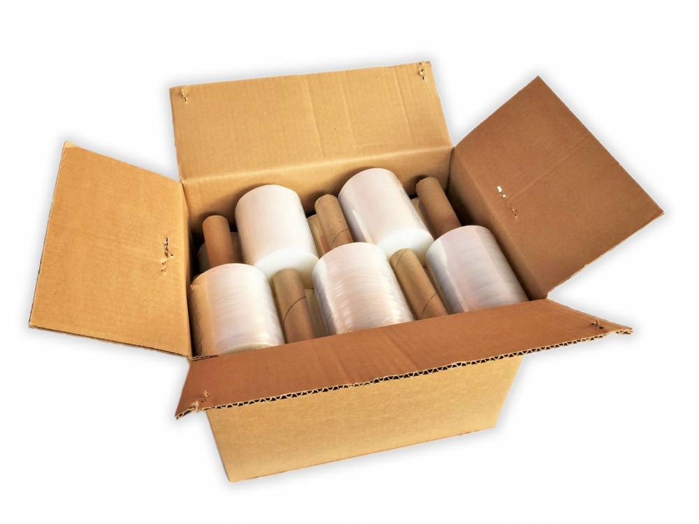 FILM STRECH CON MANGO 125 MM X 23 MICRAS CAJA   