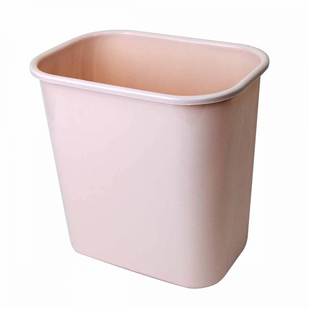 PAPELERA OVALADA DELLO 12.5 L ROSADO 