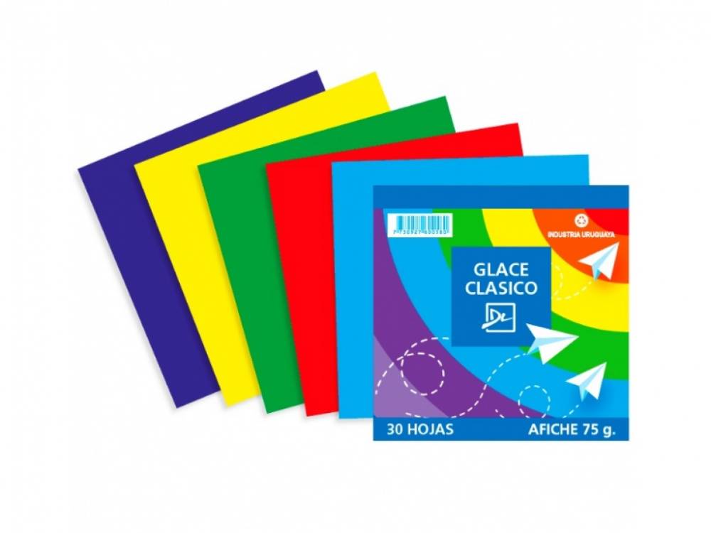PAPEL GLACE 75 GRAMOS X 30 HOJAS 